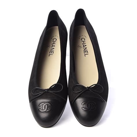 chanel cap toe ballerina|cheap chanel cap toe flats.